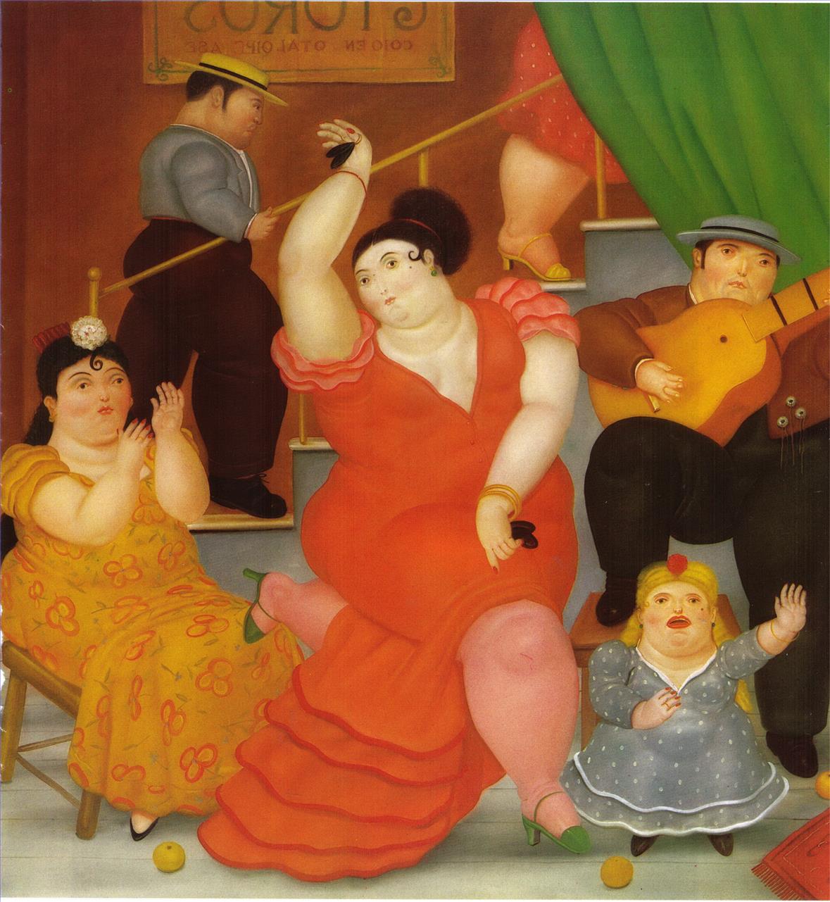 Flamenco Fernando Botero Oil Paintings